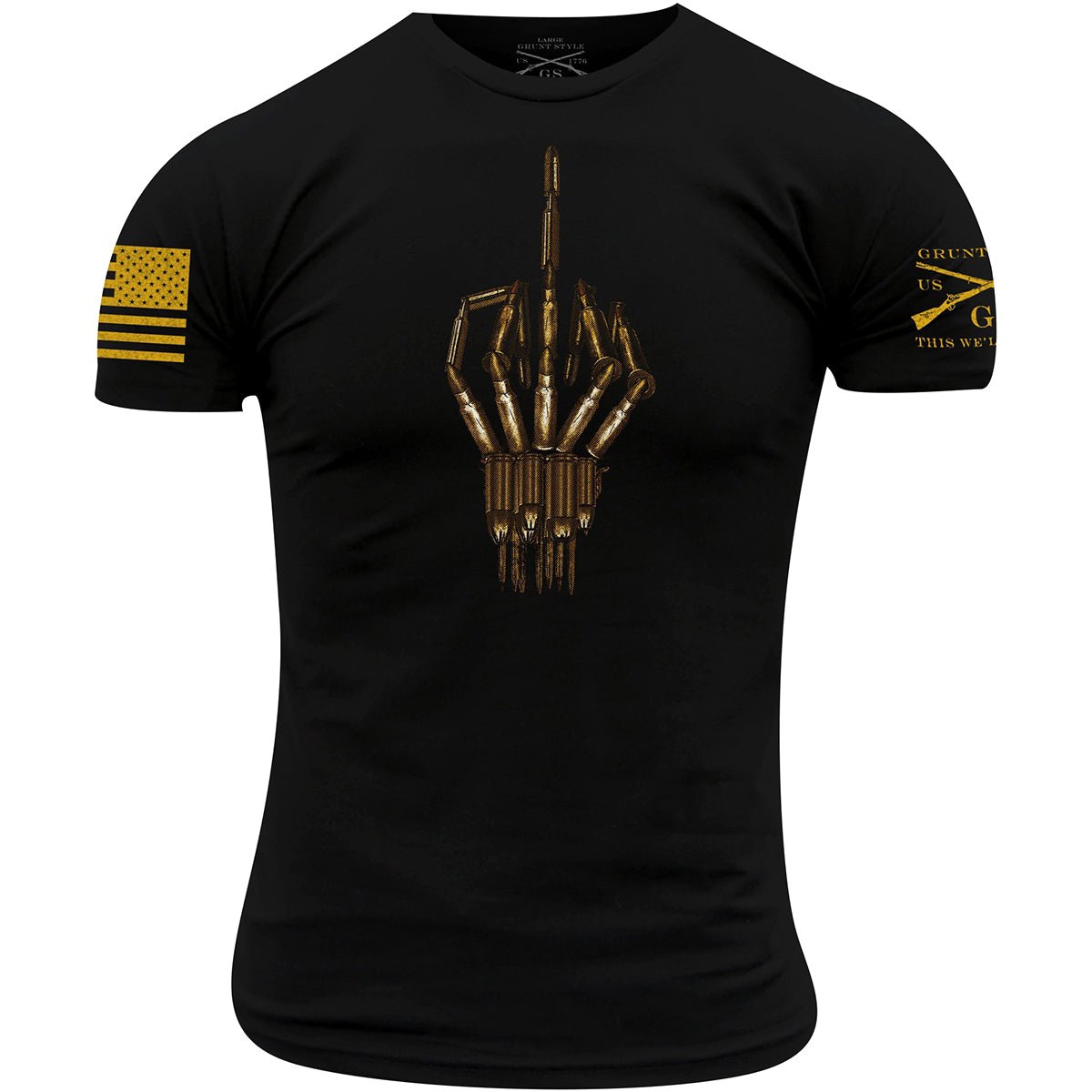 Grunt Style Bullet Bird T-Shirt - Black - Forza Sports