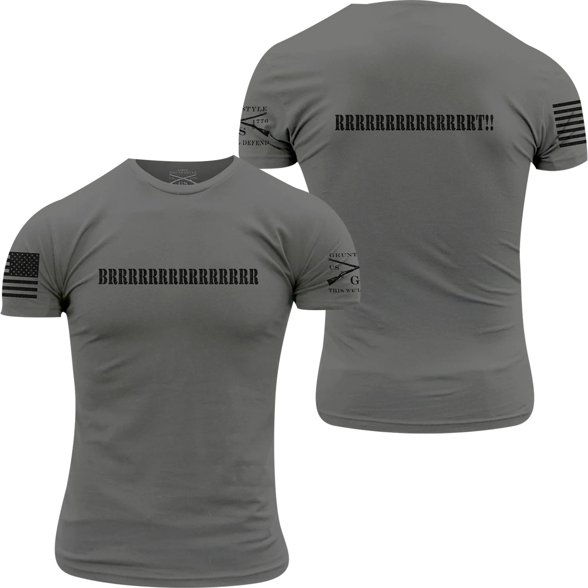 Grunt Style Warthog T-Shirt - Heavy Metal - Forza Sports