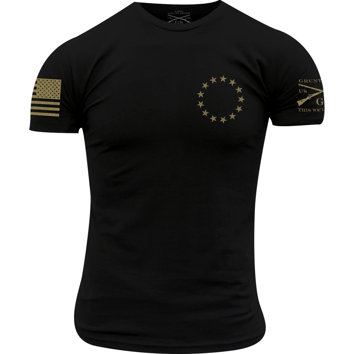 Grunt Style Betsy Rifle Flag T-Shirt - Forza Sports