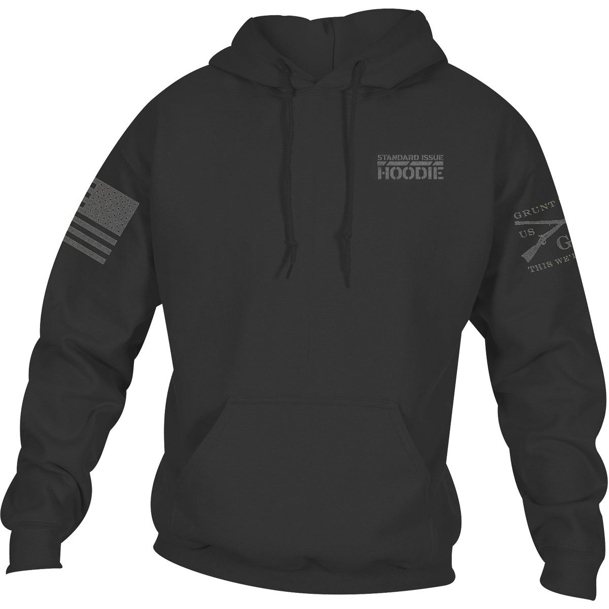 Grunt Style This Is My Hoodie Pullover Hoodie - Black - Forza Sports