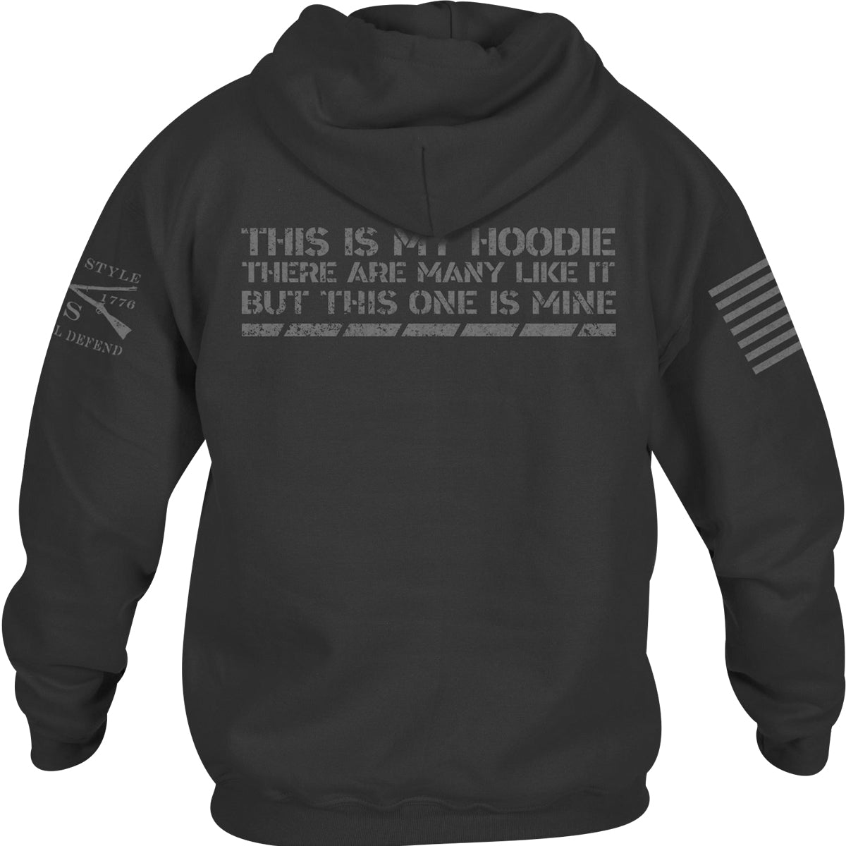 Grunt Style This Is My Hoodie Pullover Hoodie - Black - Forza Sports