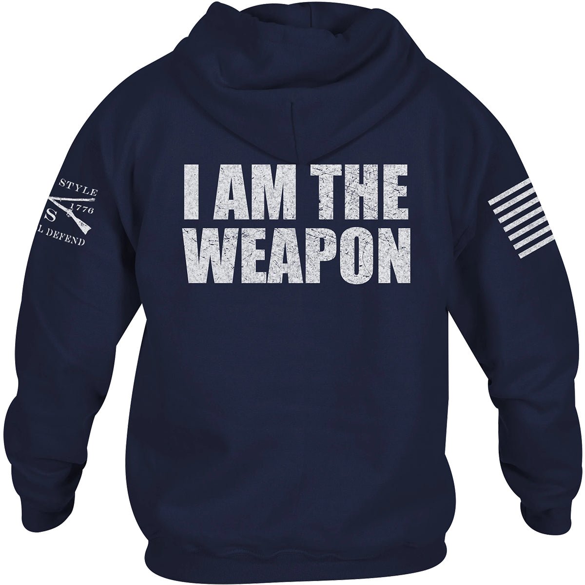 Grunt Style I Am The Weapon Pullover Hoodie - Navy - Forza Sports