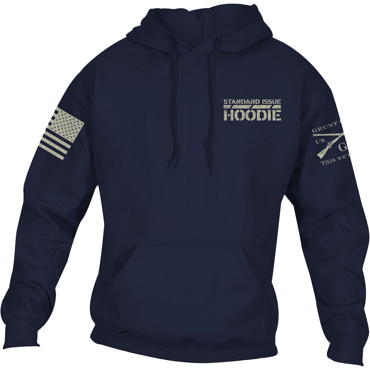 Grunt Style This Is My Hoodie Pullover Hoodie - Navy - Forza Sports