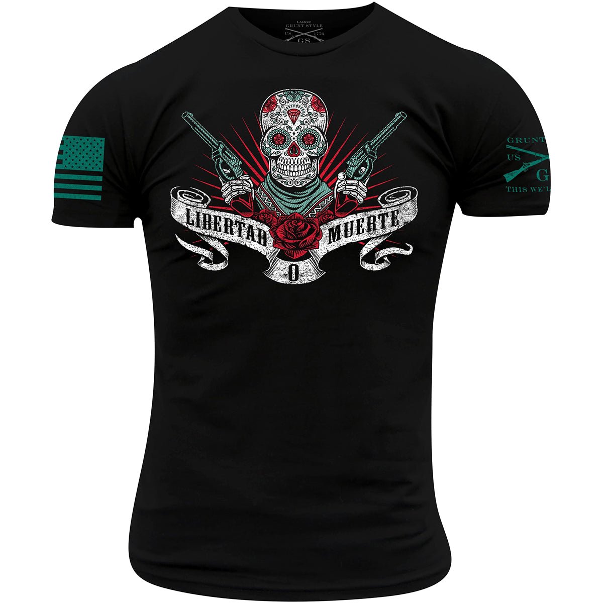 Grunt Style Libertad O Muerte T-Shirt - Black - Forza Sports