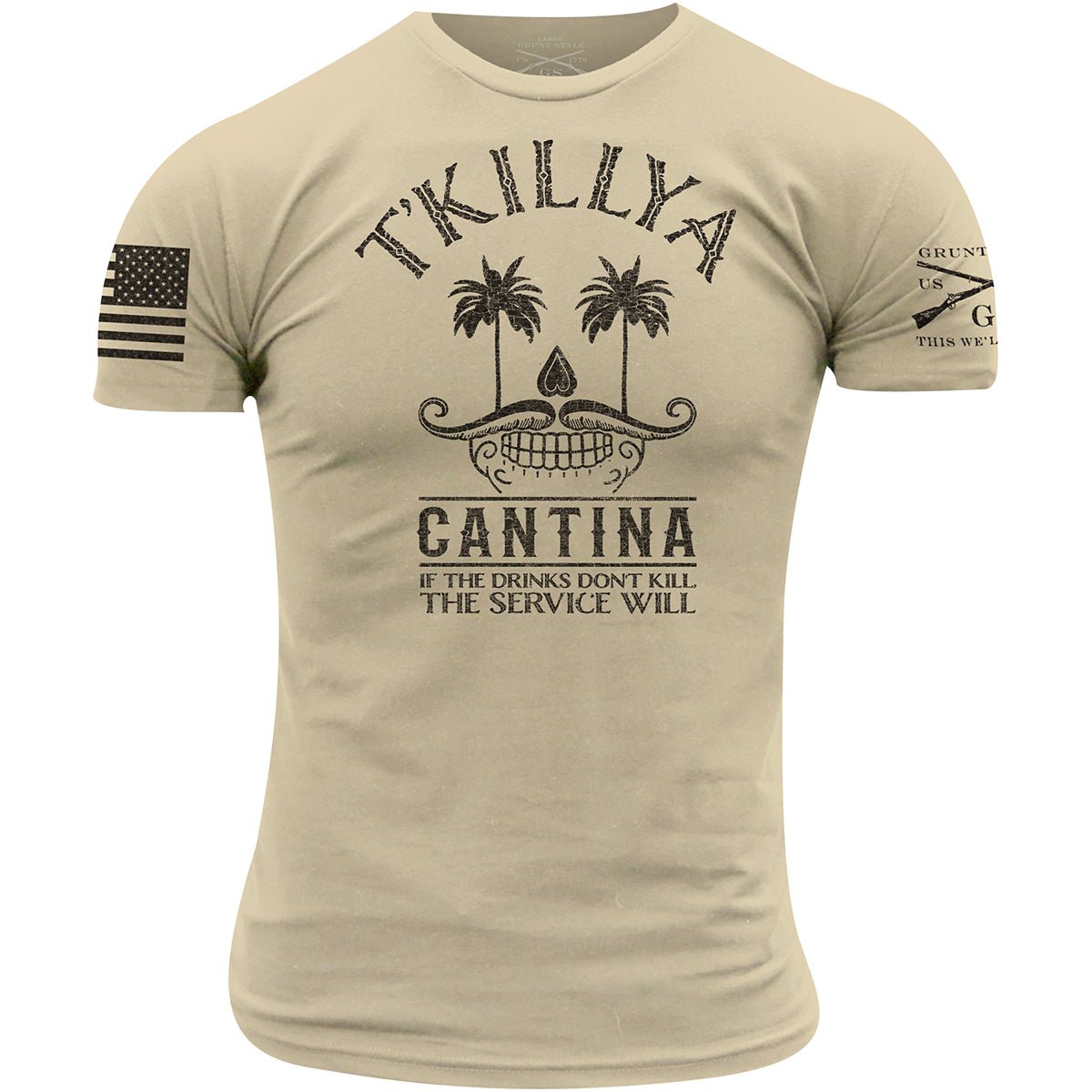 Grunt Style T'Killya T-Shirt - Tan - Forza Sports