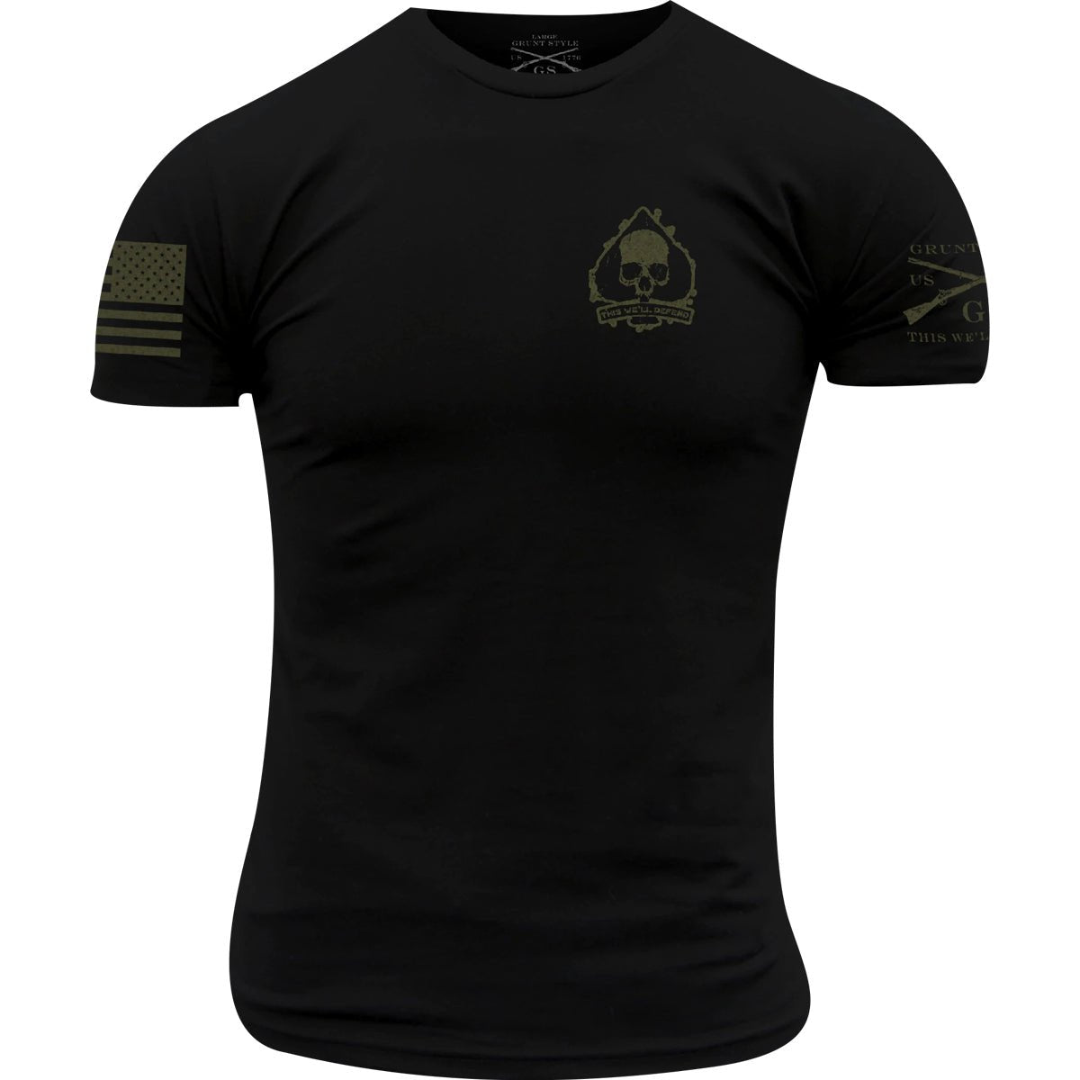 Grunt Style Patriot Seal T-Shirt - Black - Forza Sports
