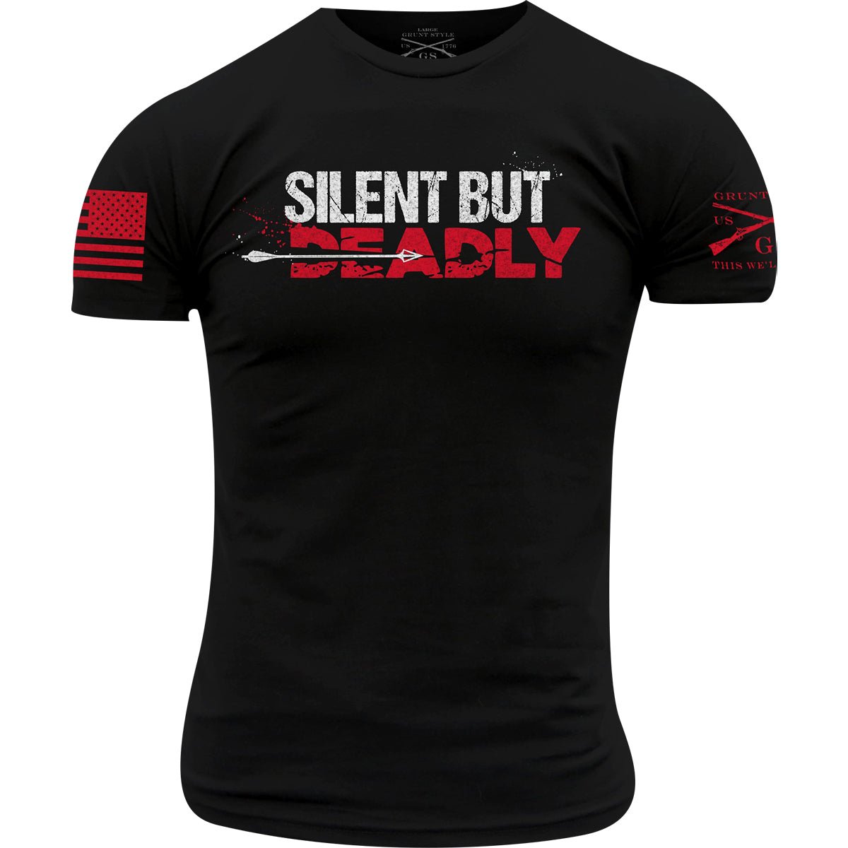 Grunt Style Silent But Deadly T-Shirt - Black - Forza Sports
