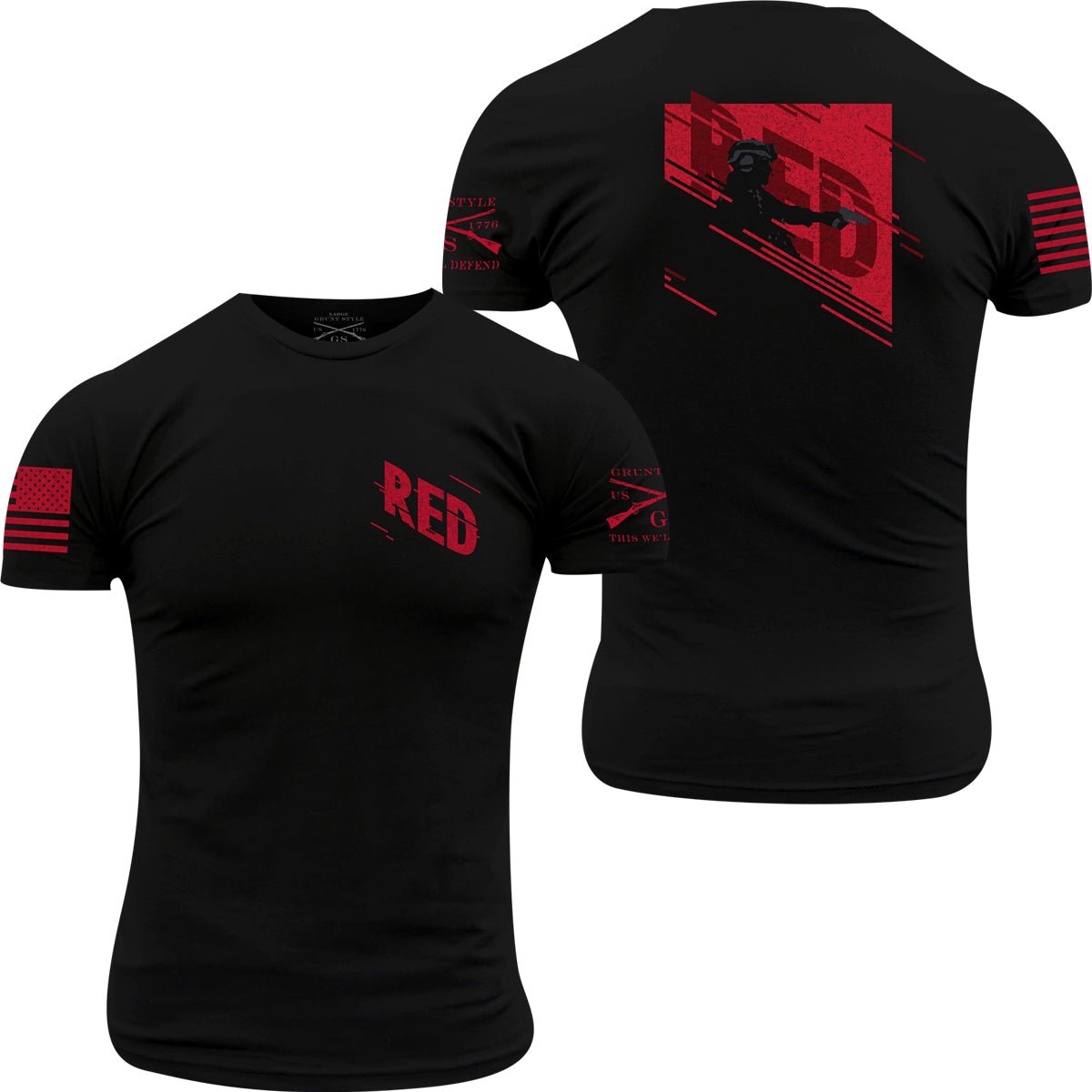 Grunt Style R.E.D. Movement T-Shirt - Black - Forza Sports