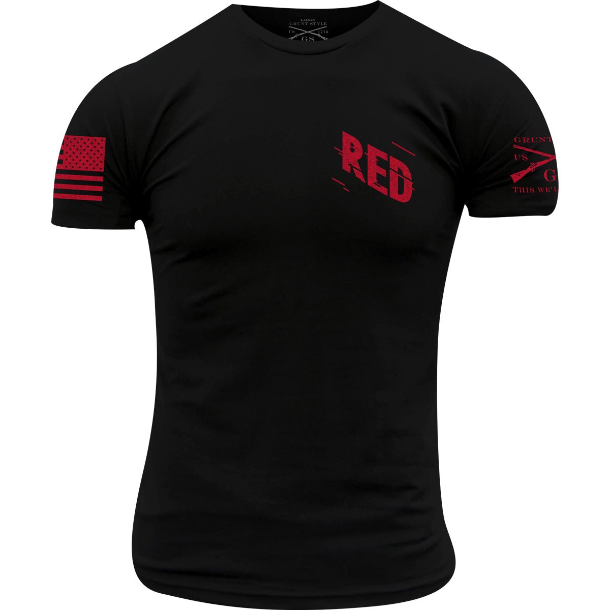 Grunt Style R.E.D. Movement T-Shirt - Black - Forza Sports
