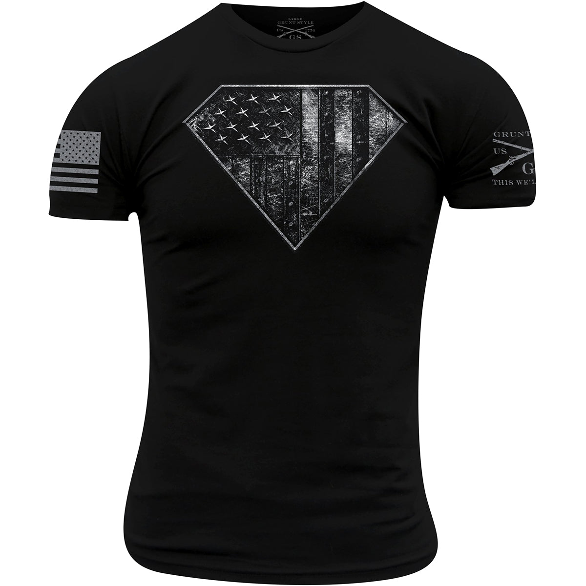 Grunt Style Super Steel T-Shirt - Black - Forza Sports