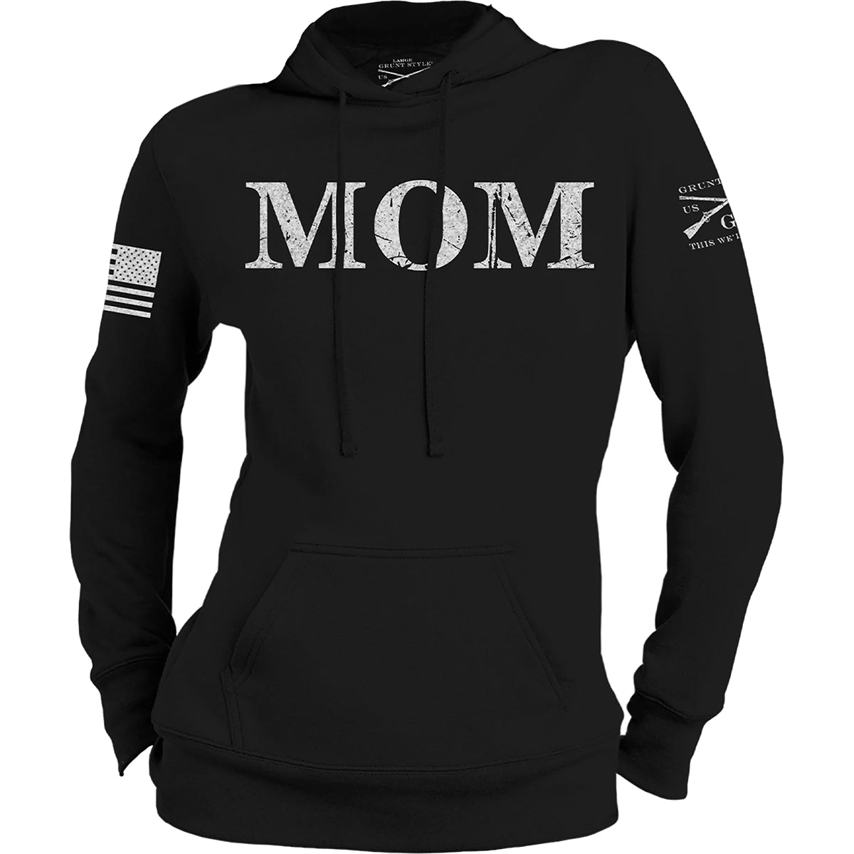 Grunt Style Women's Mom Defined Pullover Hoodie - Black - Forza Sports