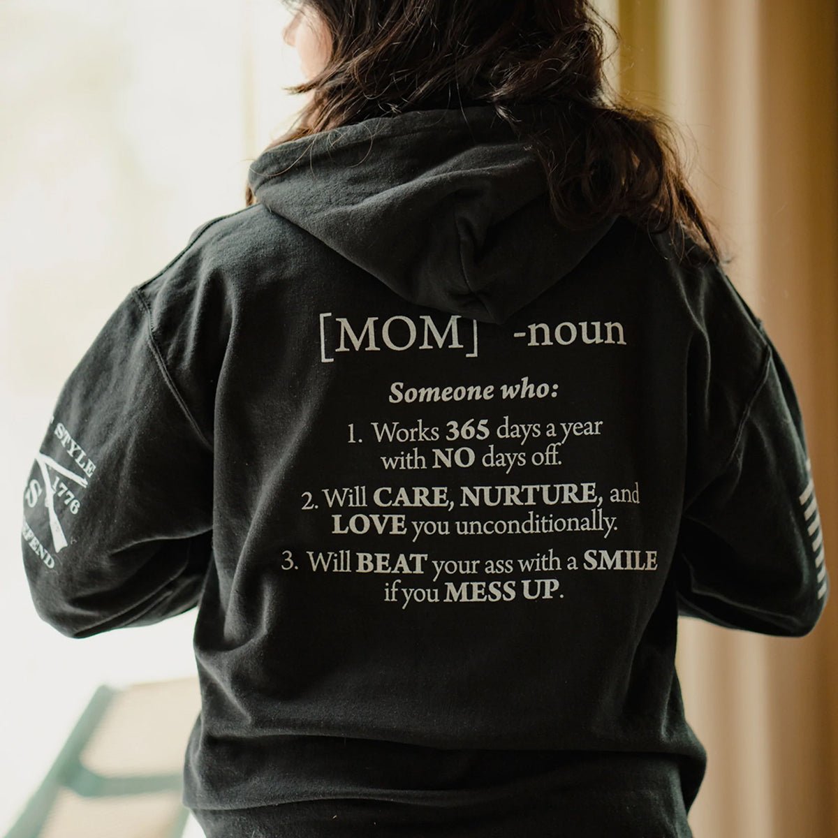 Grunt Style Women's Mom Defined Pullover Hoodie - Black - Forza Sports