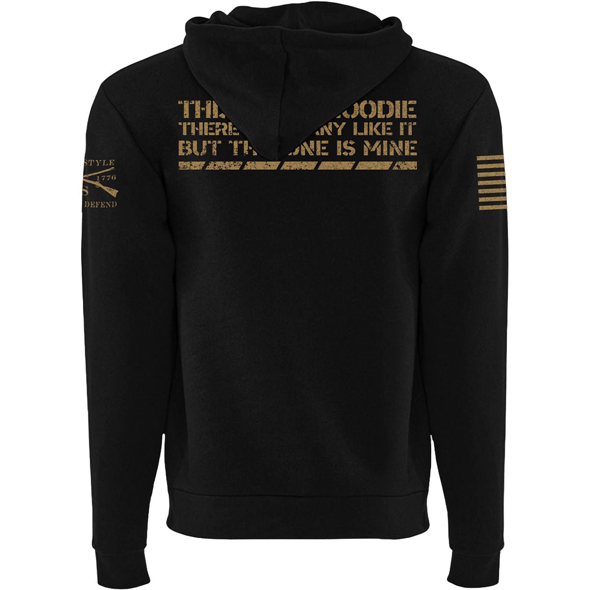 Grunt Style This Is My Hoodie Full - Zip Hoodie - Black - Forza Sports