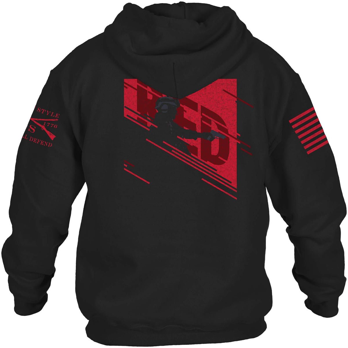 Grunt Style R.E.D. Movement Pullover Hoodie - Black - Forza Sports