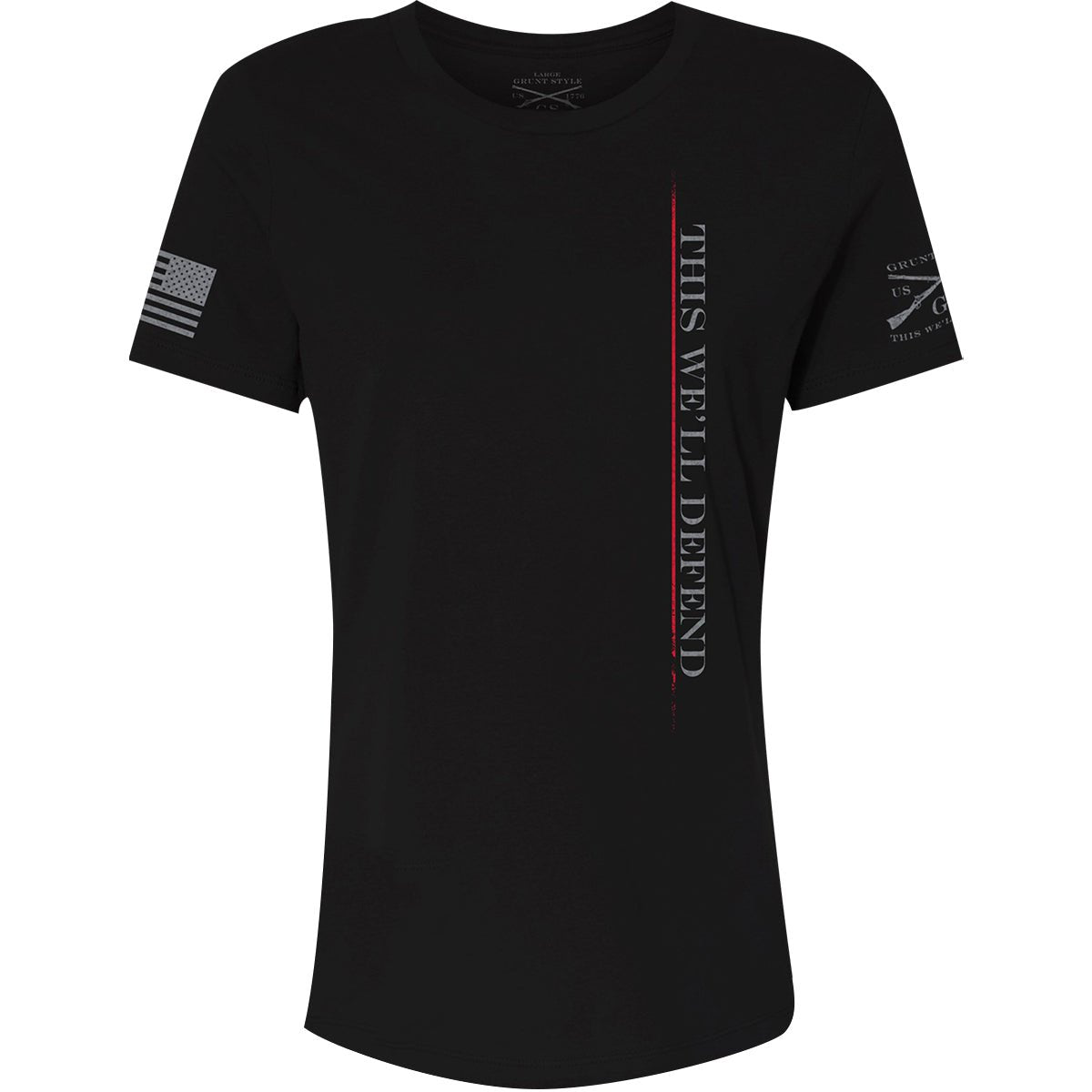 Grunt Style Women's Second Amendment 2.0 Relaxed Fit T-Shirt - Black - Forza Sports