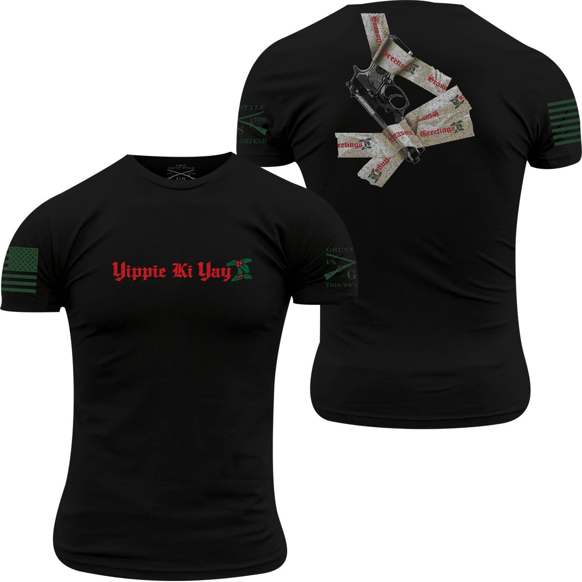 Grunt Style Yippie Ki Yay 2.0 T-Shirt - Black - Forza Sports
