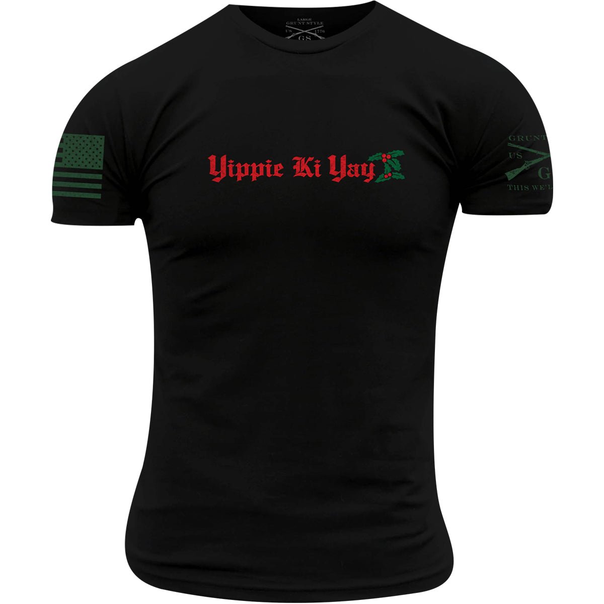 Grunt Style Yippie Ki Yay 2.0 T-Shirt - Black - Forza Sports