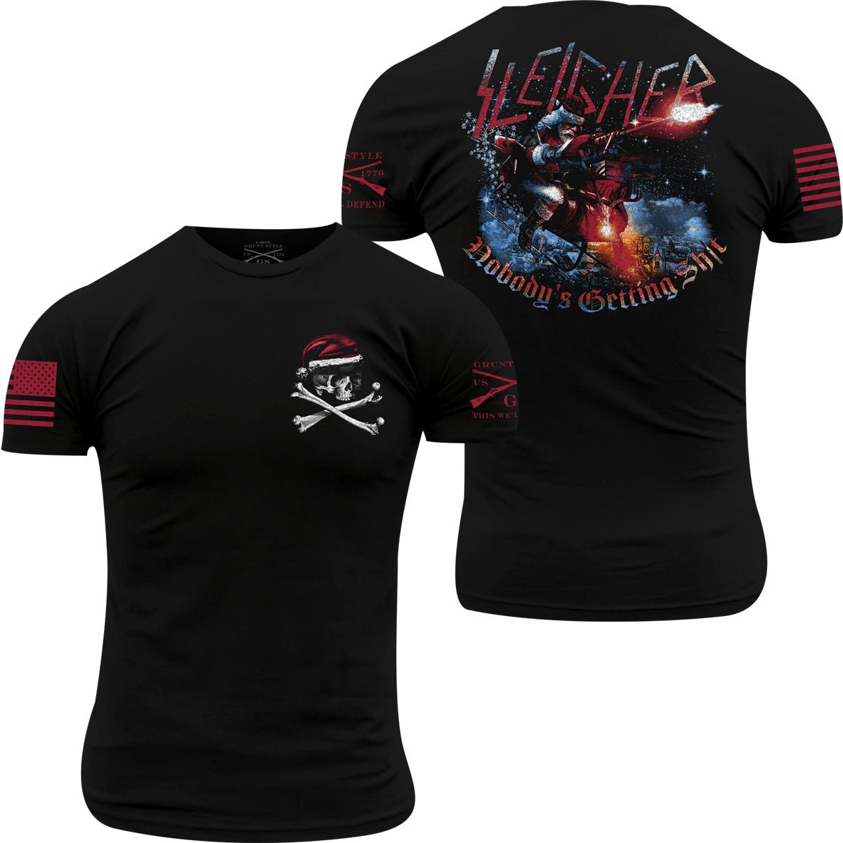 Grunt Style Sleigher T-Shirt - Black - Forza Sports
