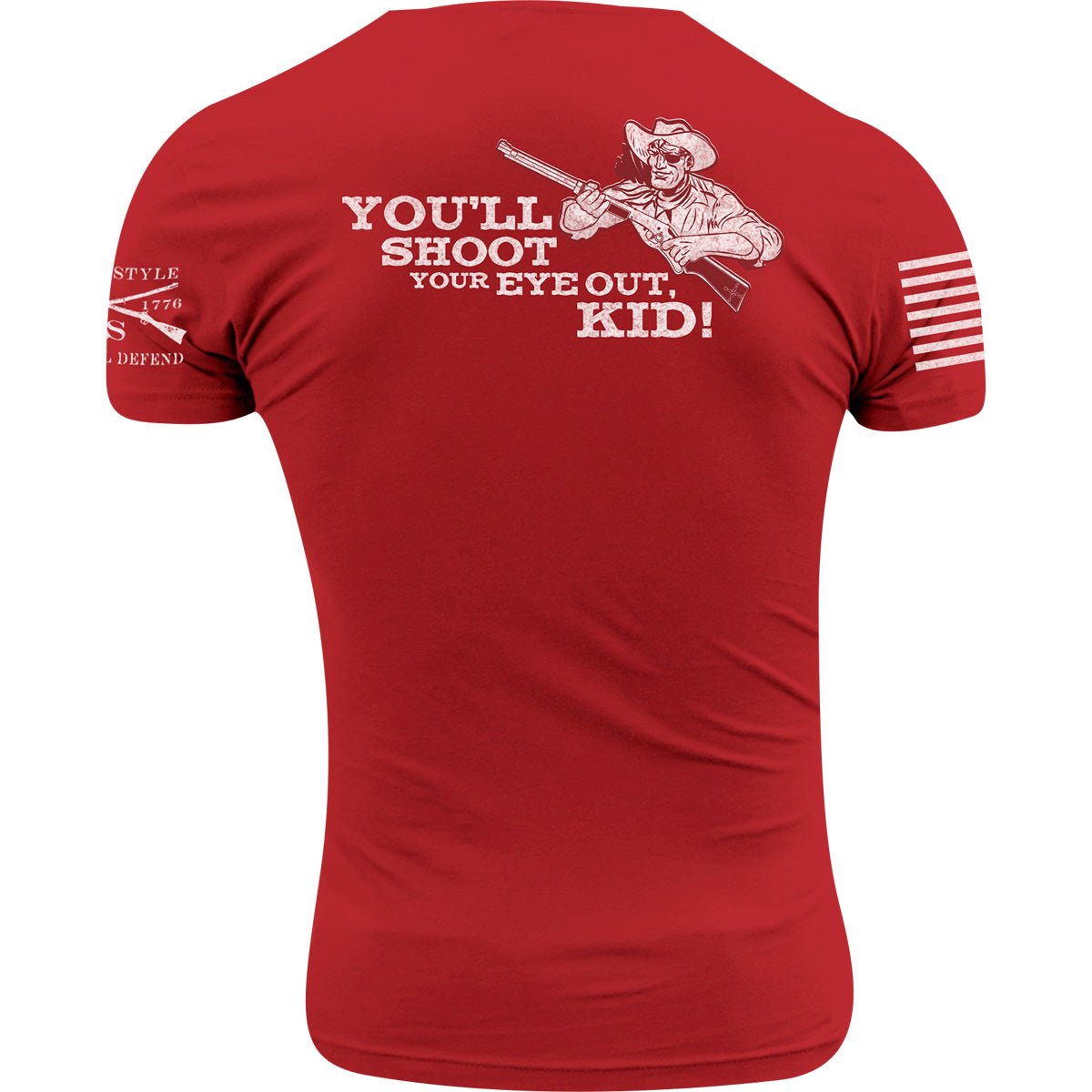 Grunt Style You'll Shoot Your Eye Out, Kid T-Shirt - Red - Forza Sports