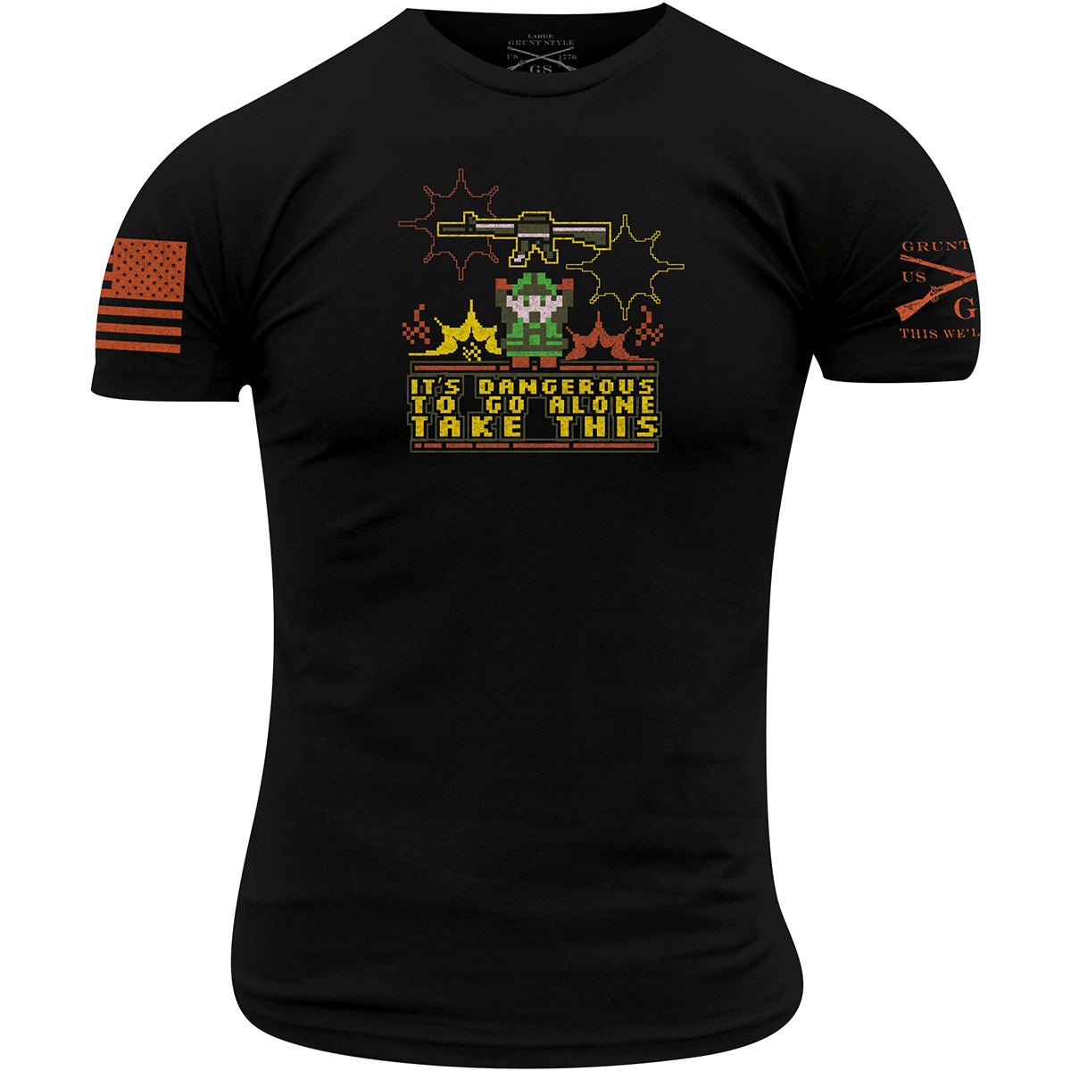 Grunt Style It's Dangerous T-Shirt - Black - Forza Sports