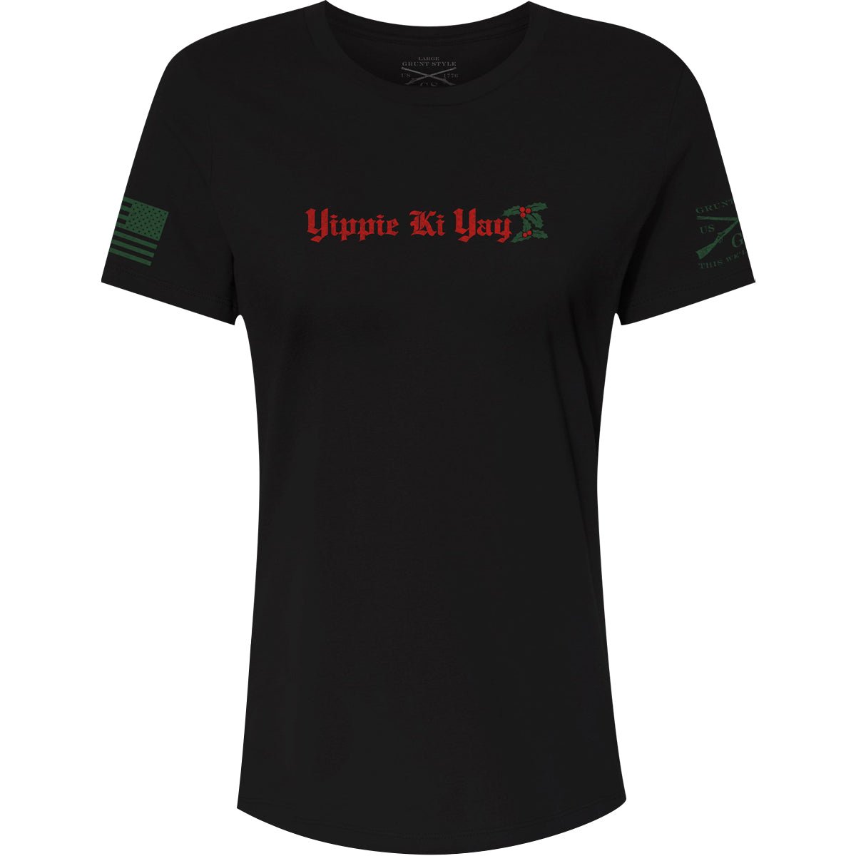 Grunt Style Women's Yippie Ki Yay 2.0 Relaxed Fit T-Shirt - Black - Forza Sports