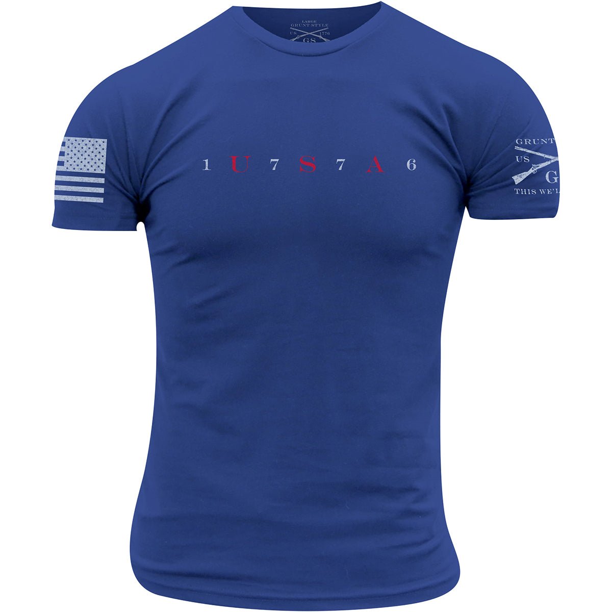 Grunt Style USA 76 T-Shirt - Royal - Forza Sports