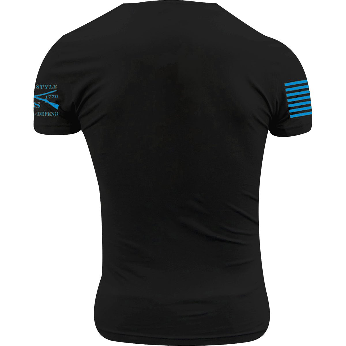 Grunt Style Women's USA 76 V - Neck T-Shirt - Black - Forza Sports