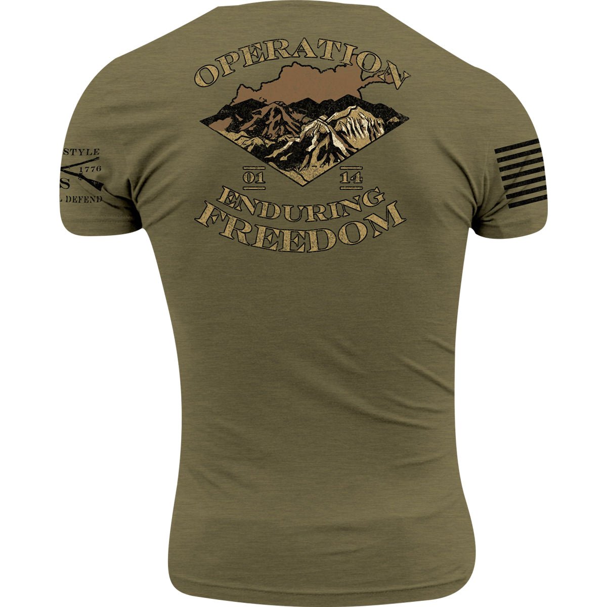 Grunt Style O.E.F. Veteran T-Shirt - Military Green - Forza Sports