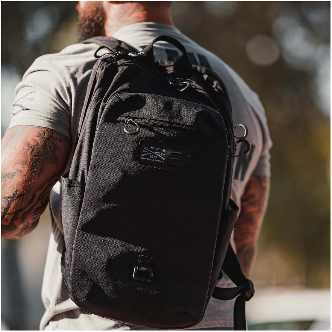 Grunt Style Everyday Carry Mid Daypack - Black - Forza Sports