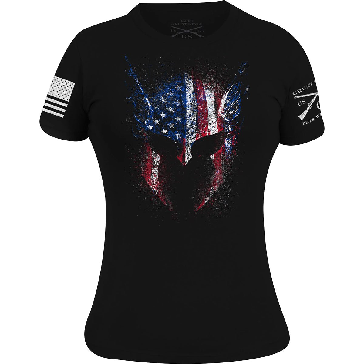 Grunt Style Women's American Valkyrie T-Shirt - Black - Forza Sports