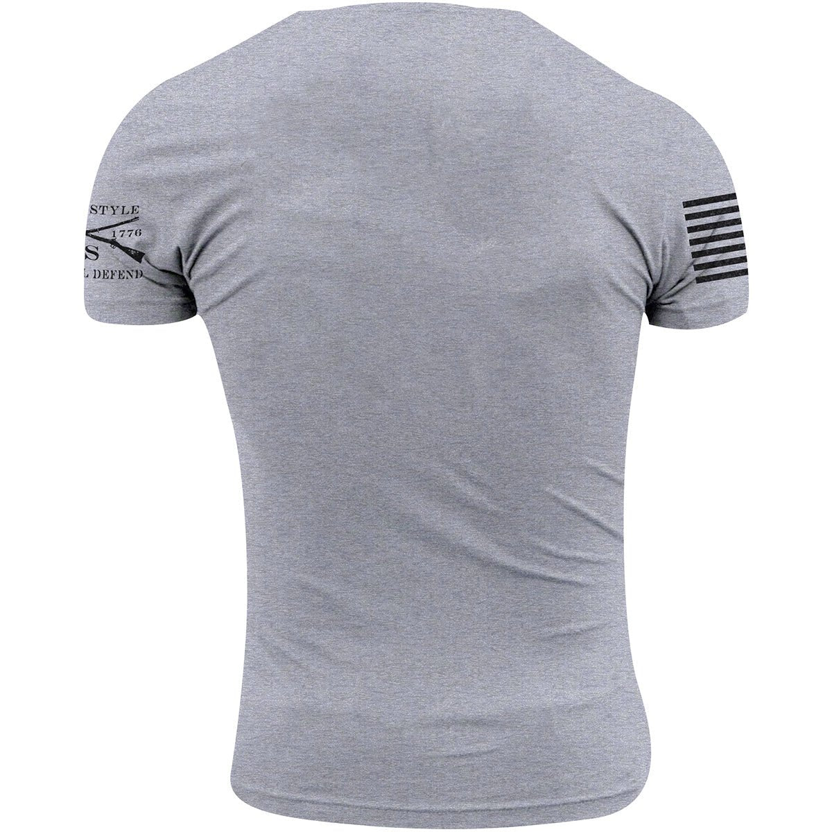 Grunt Style Bar Flag T-Shirt - Dark Heather Gray - Forza Sports