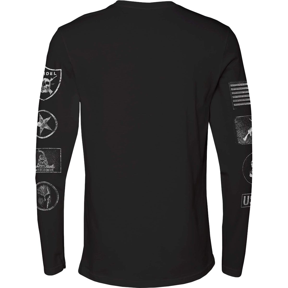 Grunt Style Patch Long Sleeve T-Shirt - Black - Forza Sports