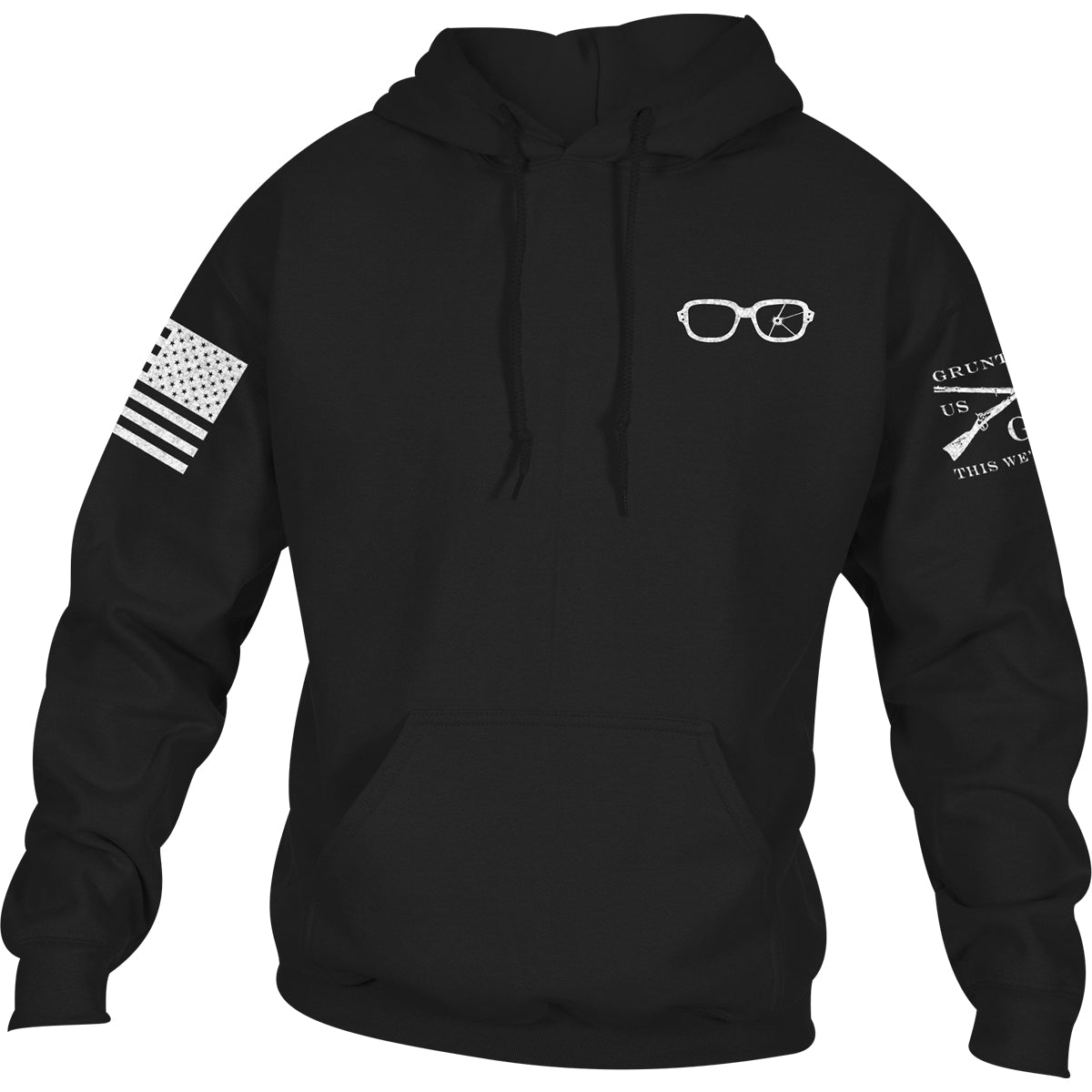 Grunt Style You'll Shoot Your Eye Out, Kid Pullover Hoodie - Black - Forza Sports