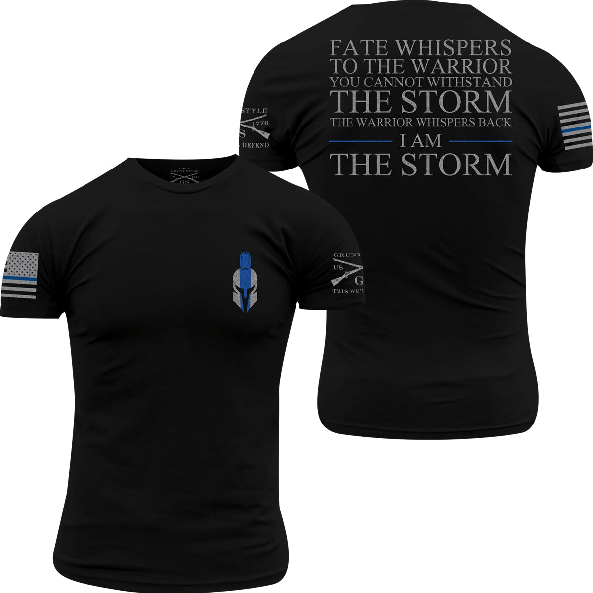 Grunt Style I Am The Storm T-Shirt - Black - Forza Sports
