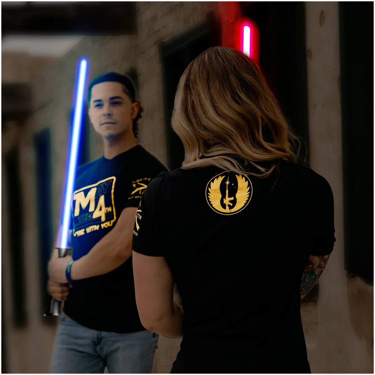 Grunt Style Women's May The 4th V - Neck T-Shirt - Black - Forza Sports