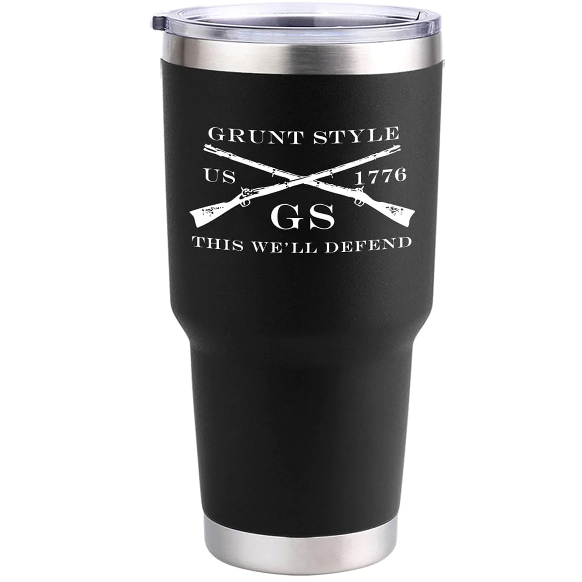 Grunt Style Mom Defined Vacuum Insulated Stainless Steel Tumbler - Black - Forza Sports