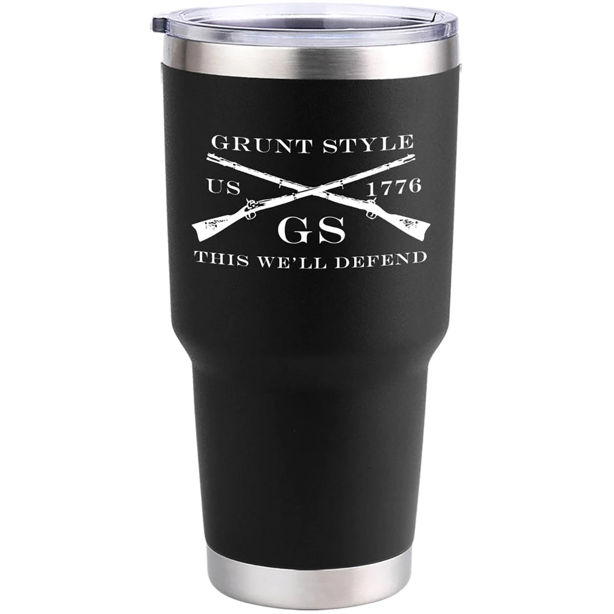 Grunt Style Dad Defined Vacuum Insulated Stainless Steel Tumbler - Black - Forza Sports