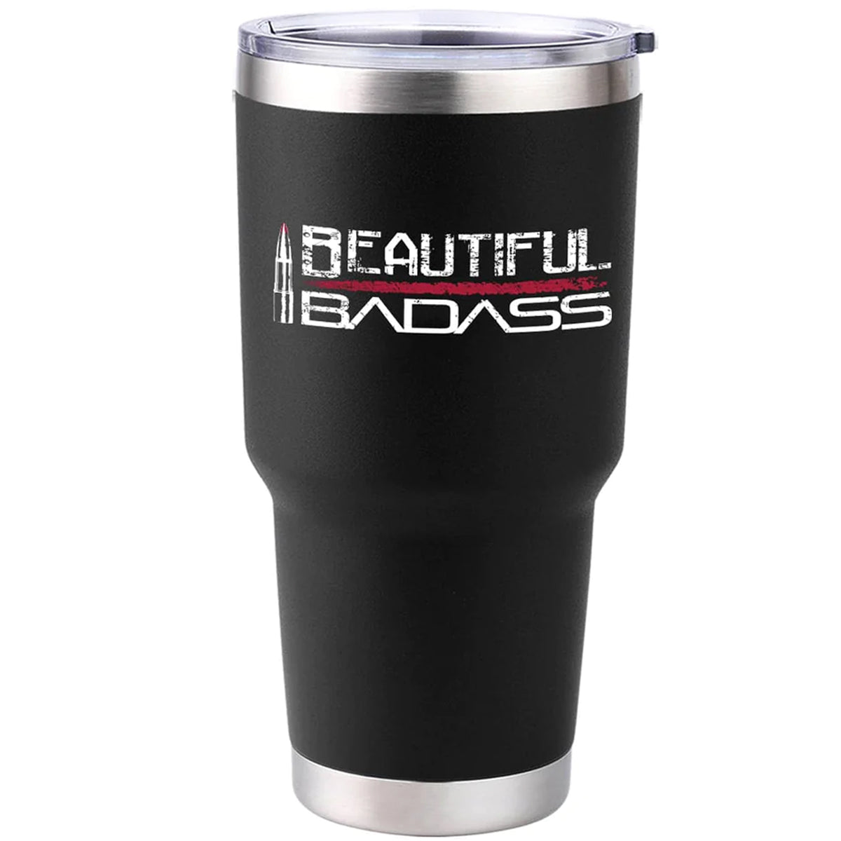 Grunt Style Beautiful Badass Vacuum Insulated Stainless Steel Tumbler - Black - Forza Sports