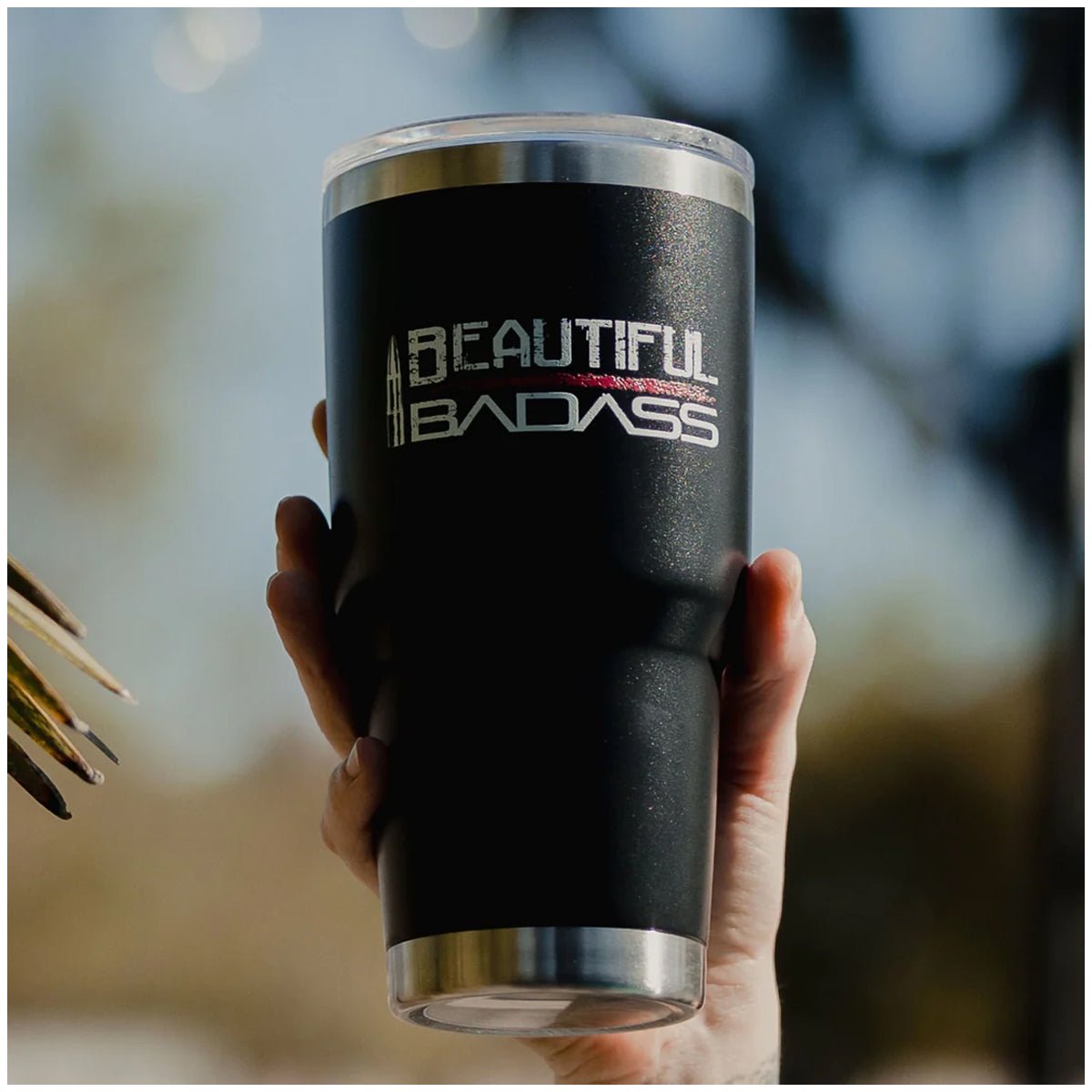 Grunt Style Beautiful Badass Vacuum Insulated Stainless Steel Tumbler - Black - Forza Sports
