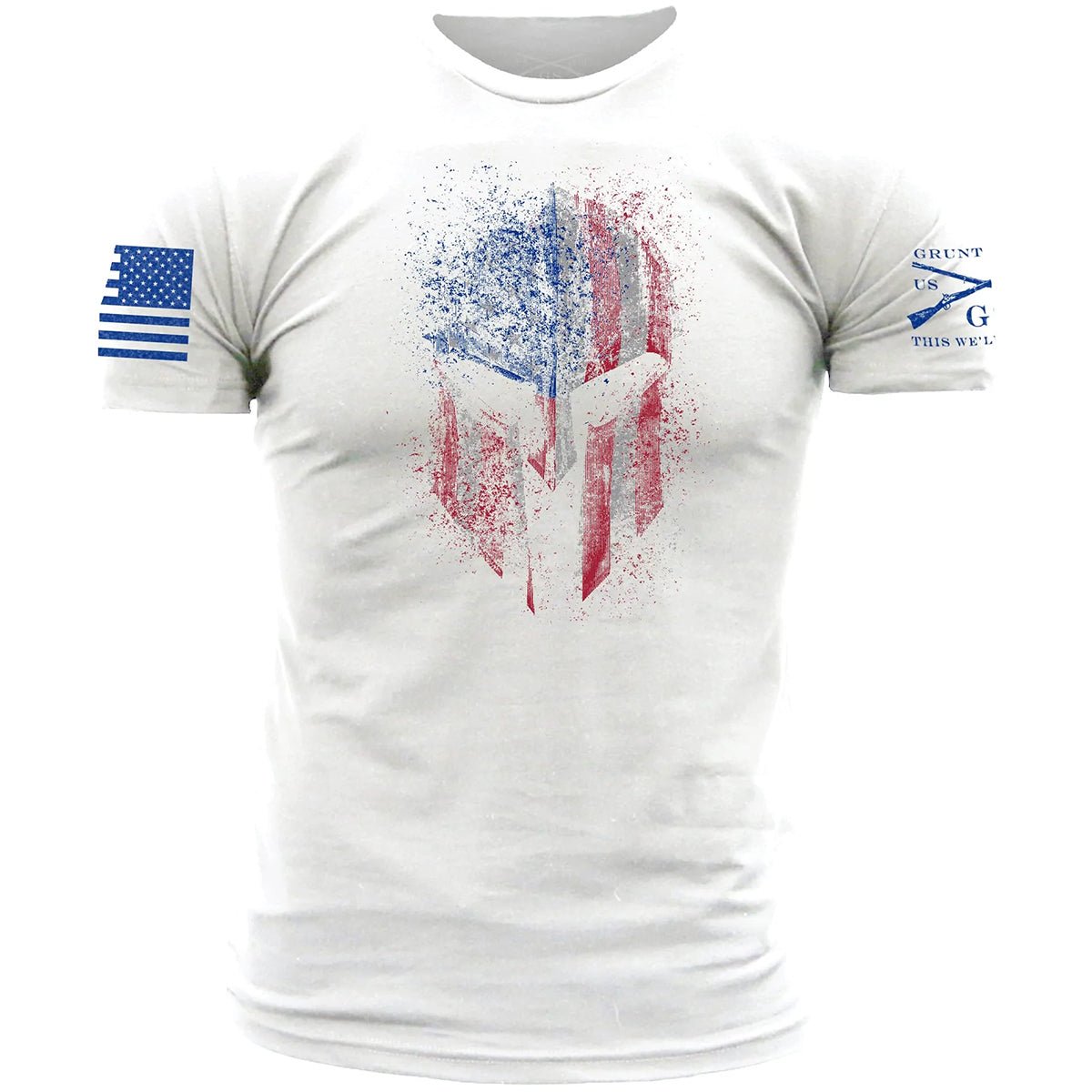 Grunt Style American Spartan 2.0 T-Shirt - White - Forza Sports