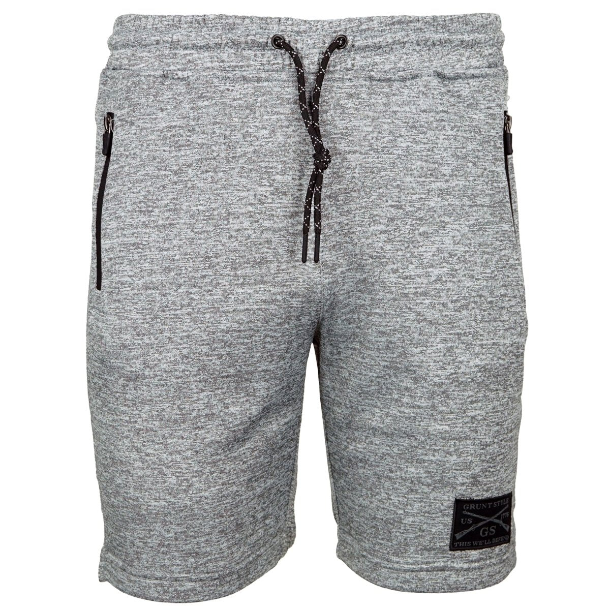 Grunt Style Commando Lounge Fleece Shorts - Gray - Forza Sports