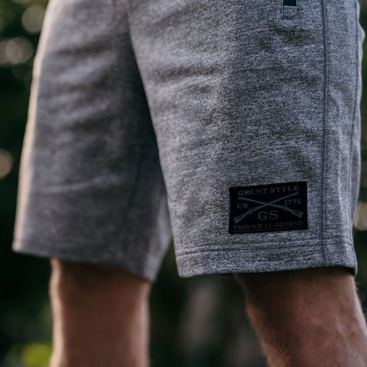 Grunt Style Commando Lounge Fleece Shorts - Gray - Forza Sports