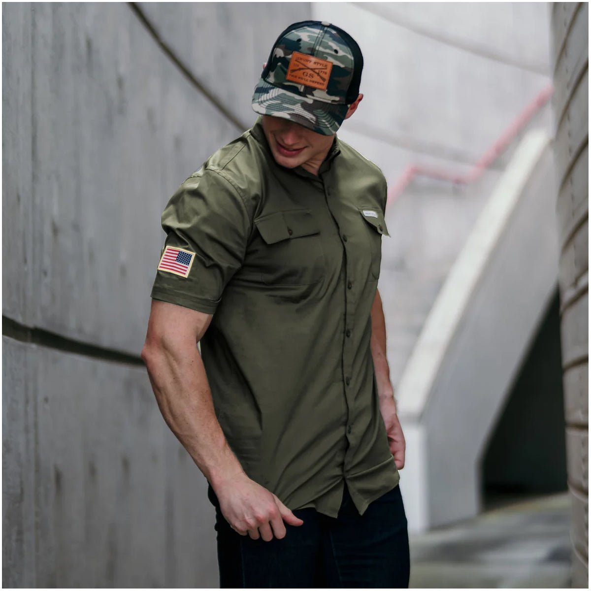 Grunt Style Garage Button Down Shirt - Forza Sports