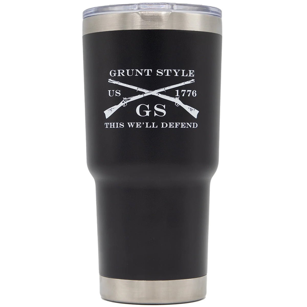 Grunt Style Dad Defined Vacuum Insulated Stainless Steel Tumbler - Black - Forza Sports