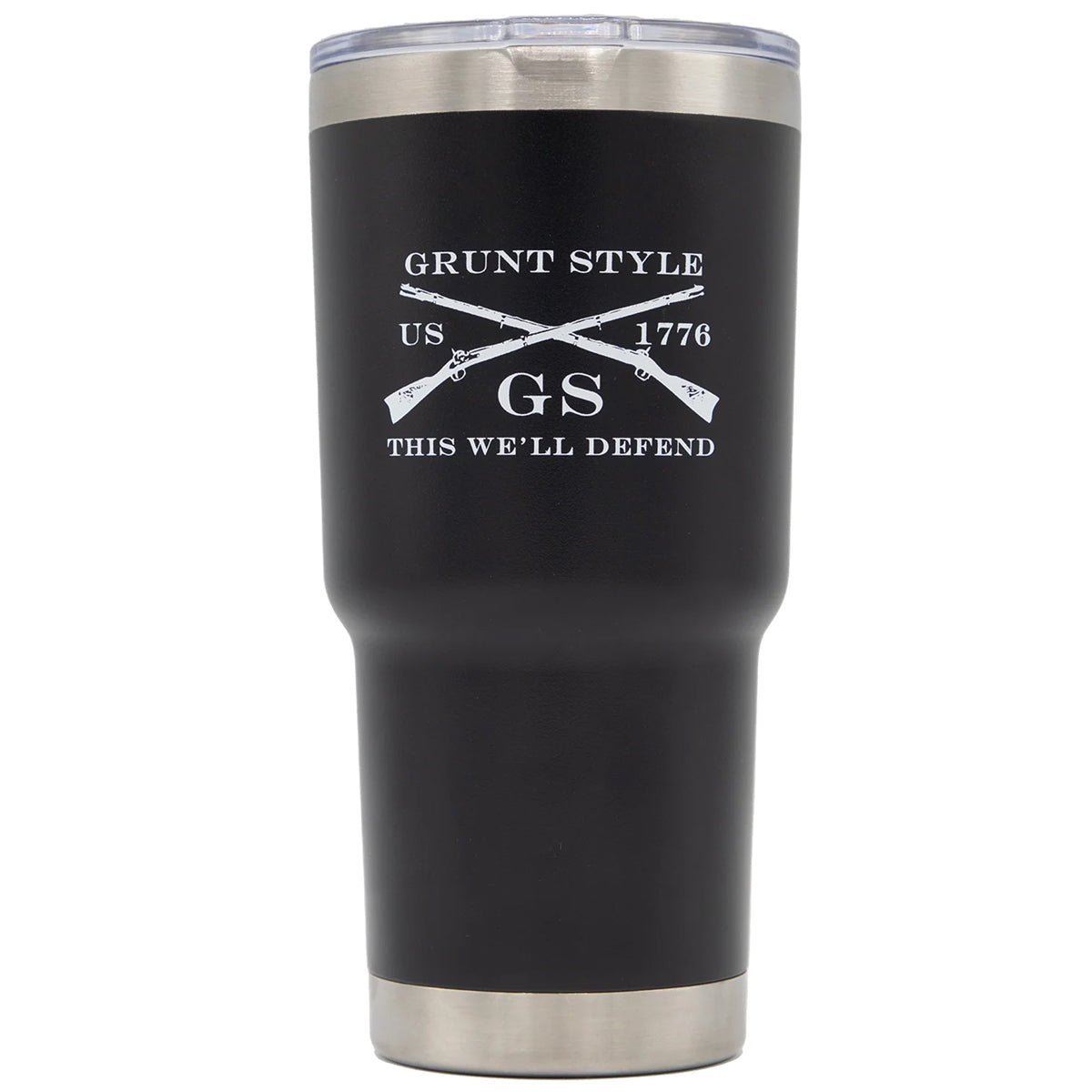 Grunt Style American Spartan 2.0 Vacuum Insulated Stainless Steel Tumbler - Black - Forza Sports