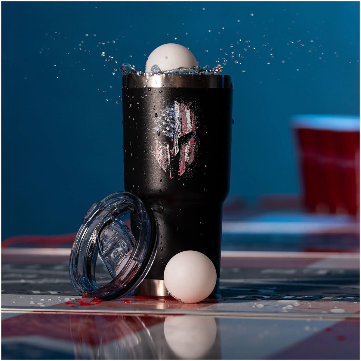 Grunt Style American Spartan 2.0 Vacuum Insulated Stainless Steel Tumbler - Black - Forza Sports