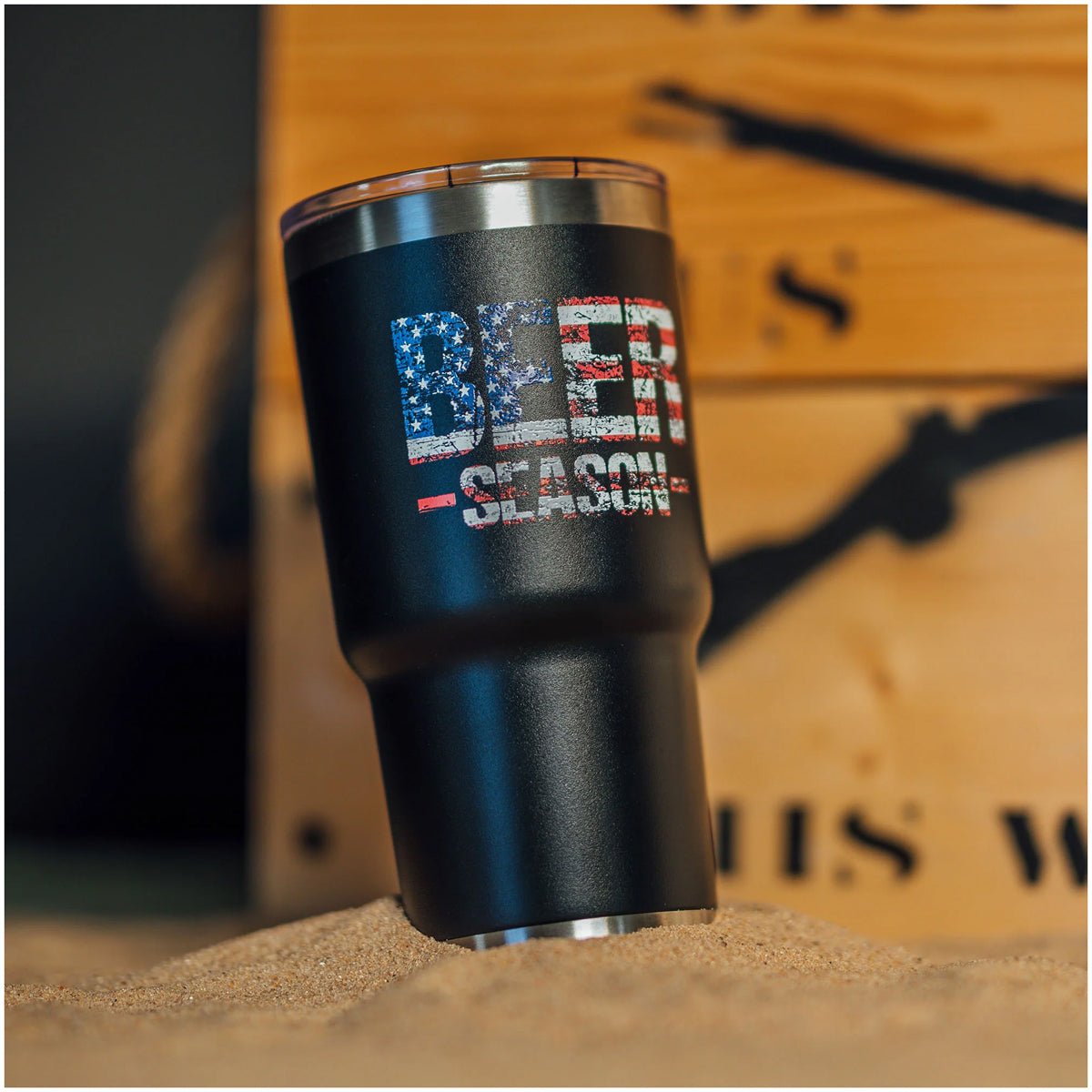 Grunt Style Beer Season Vacuum Insulated Stainless Steel Tumbler - Black - Forza Sports