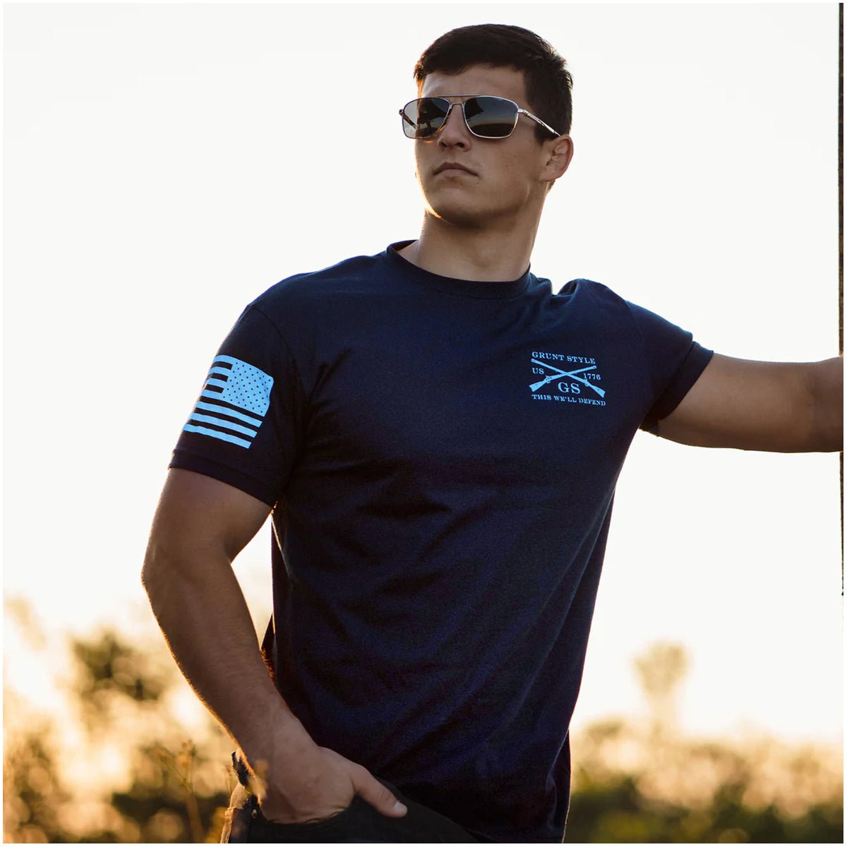 Grunt Style Land Of Liberty T-Shirt - Forza Sports
