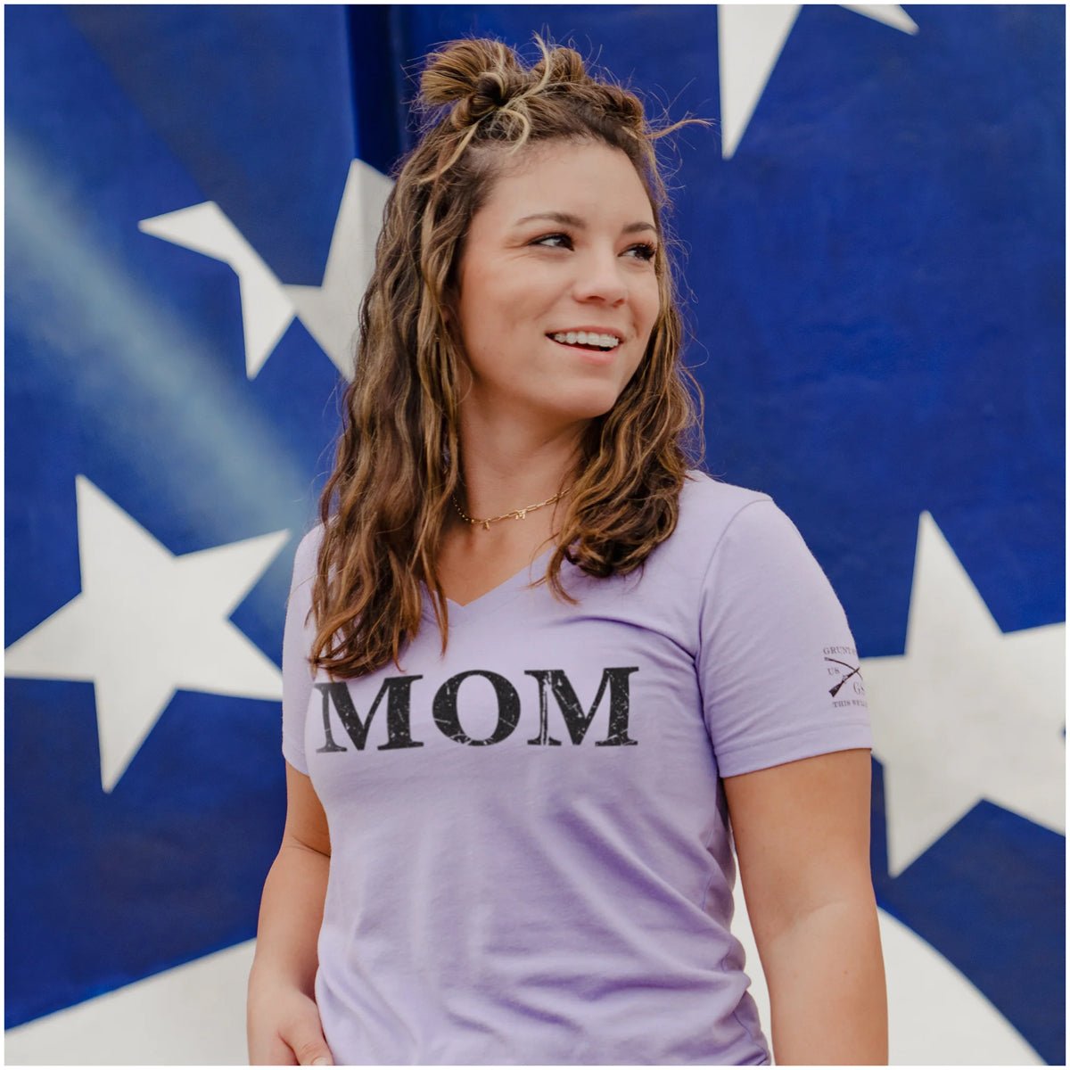 Grunt Style Women's Mom Defined V - Neck T-Shirt - Forza Sports