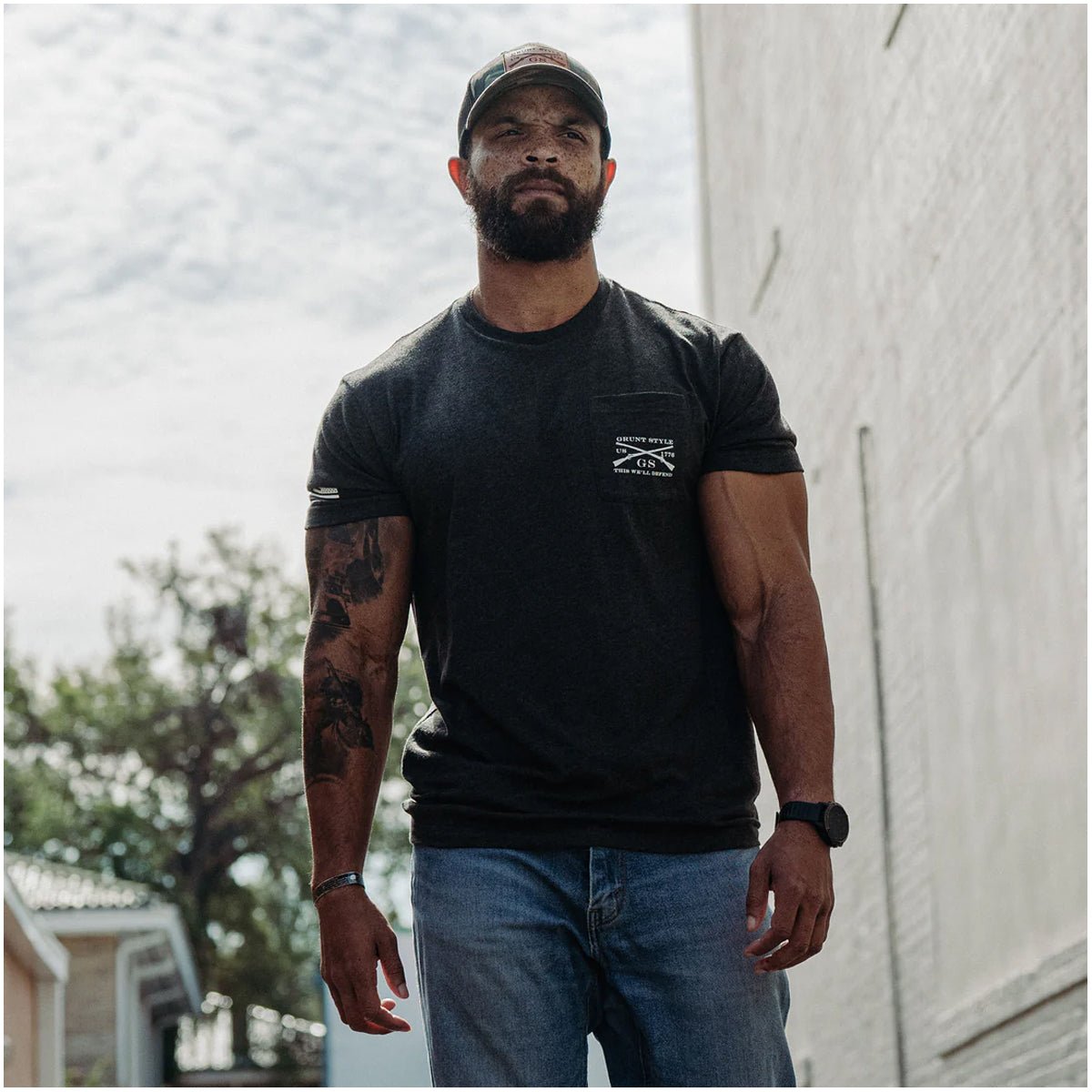 Grunt Style Basic Pocket T-Shirt - Forza Sports